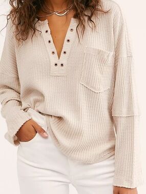 NWT Free People We The Free Camp Out Henley top